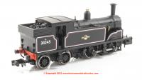 2S-016-011D Dapol M7 0-4-4T Steam Locomotive number 30245 in BR Black livery with Late Crest